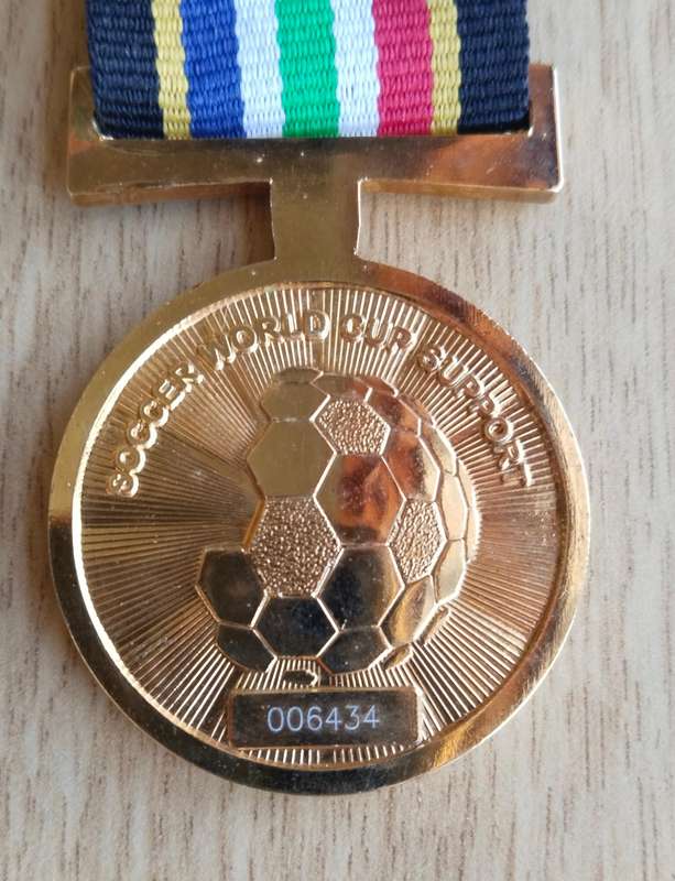 South Africa Full Size Police Group Medals. One Silver.