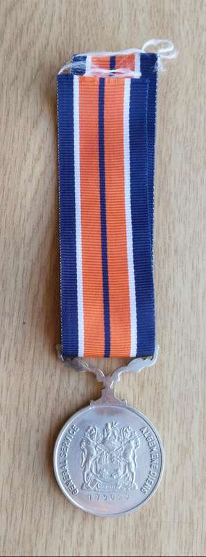 SANDF Full Size Medal Awarded to 179093