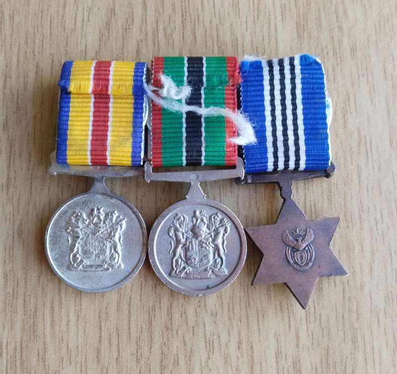 SANDF MK/APLA Miniature Group Medals