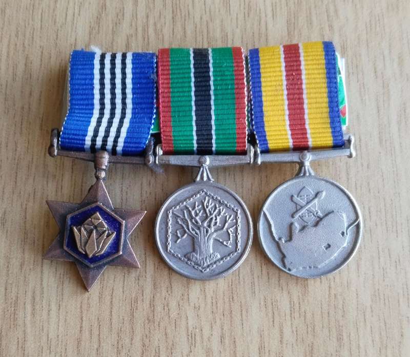 SANDF MK/APLA Miniature Group Medals
