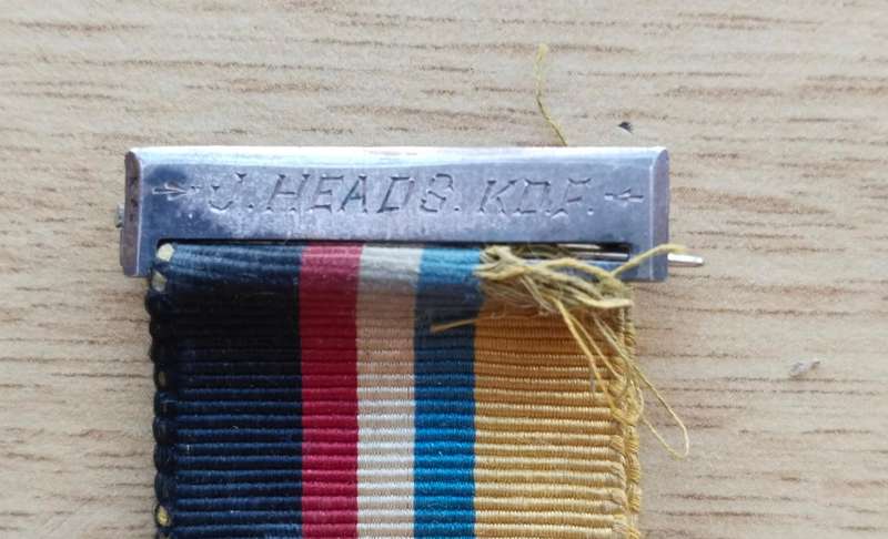 Boer War And Kimberly Star Defence of Kimberly Group Medals Awarded to MR. J. HEADS POST OFFICE CORP