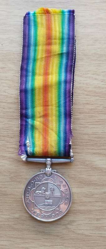 Anglo Boer War Medal Awarded to KORPL A.J. CRONJE