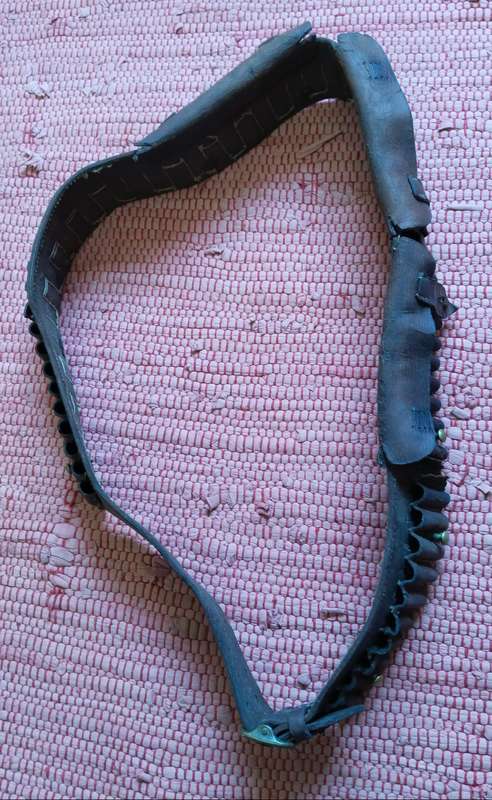 Boer War British Leather Bandolier .303 Bullet belt.