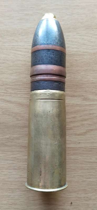 Boer War 37mm POM POM VSM Roud / Shell ( not loaded)
