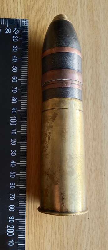 Boer War 37mm POM POM VSM Roud / Shell ( not loaded)