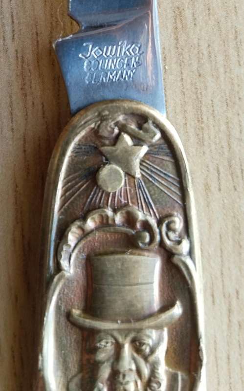 Vintage Antique Eendracht Maakt Macht Transvaal Kruger Pocket Knife. Great Condition.