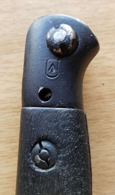 Police 1907 Wilkinson long Bayonet With Scabbard. 550mm long.