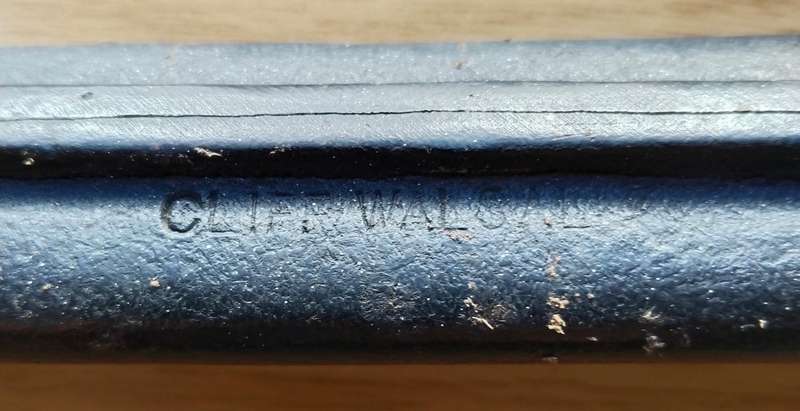 Police 1907 Wilkinson long Bayonet With Scabbard. 550mm long.