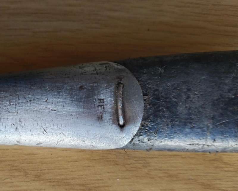 Police 1907 long Bayonet With Scabbard. 550mm long.