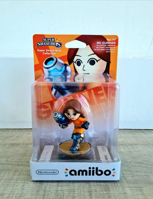 Super Smash Bros Mii Gunner Amiibo