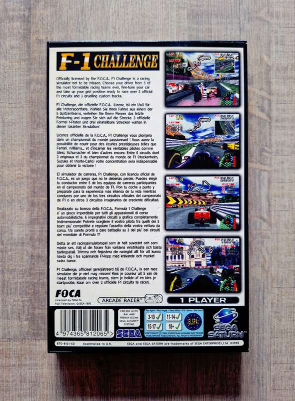 F1 Challenge - Sega Saturn