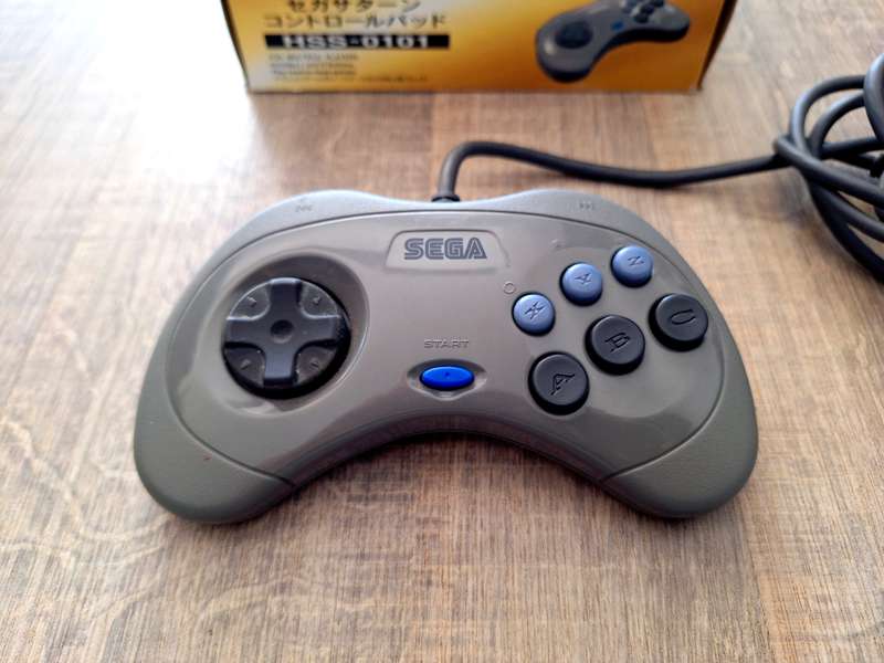Boxed Sega Saturn Controller