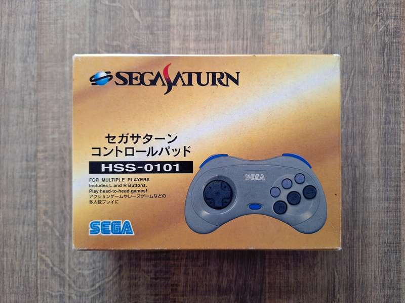 Boxed Sega Saturn Controller