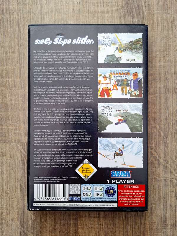 Steep Slope Sliders - Sega Saturn
