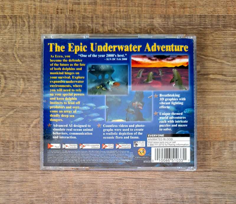 Ecco the Dolphin: Defender of the Future - Sega Dreamcast