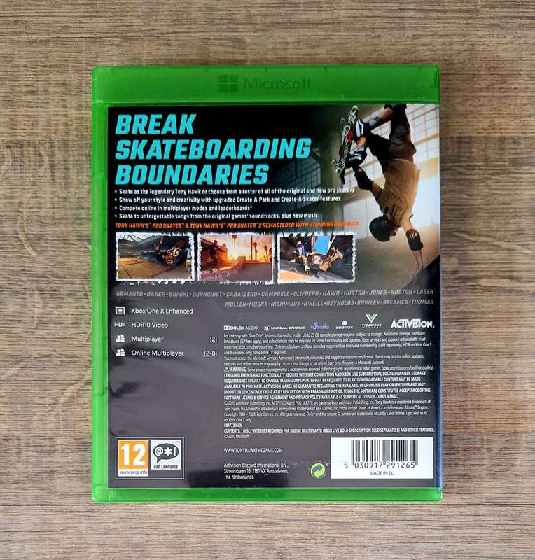 Tony Hawk's Pro Skater 1 + 2 - Xbox One