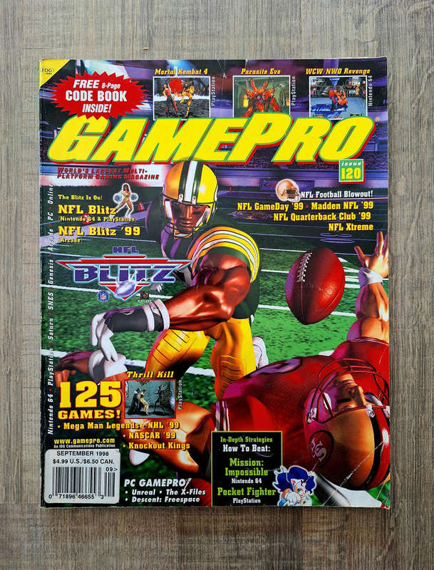 Gamepro Magazine from September 1998