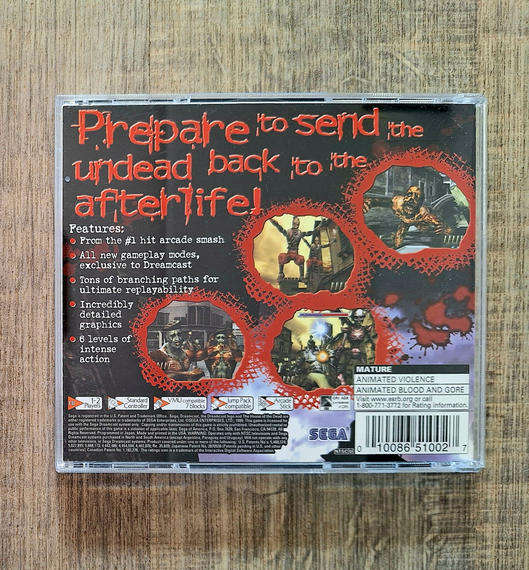 House of the Dead 2 + Light Gun Bundle - Sega Dreamcast