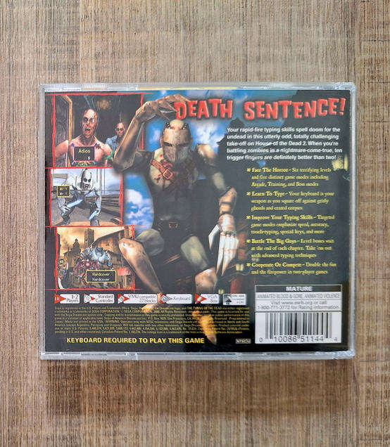 Typing of the Dead + Keyboard Bundle - Sega Dreamcast