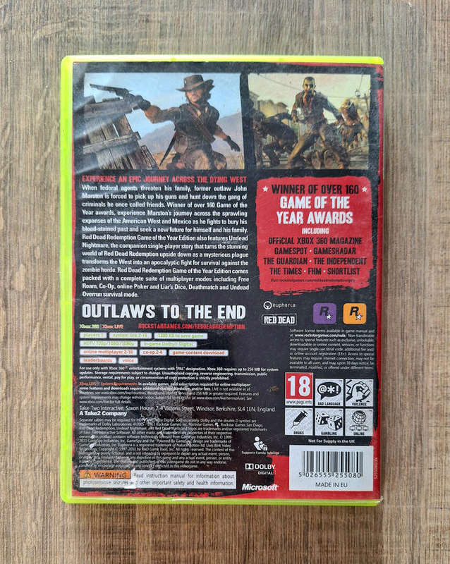 Red Dead Redemption Game of the Year Edition - Xbox 360