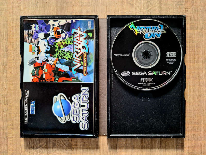 Virtual On + Twin Stick Arcade Controller Bundle - Sega Saturn
