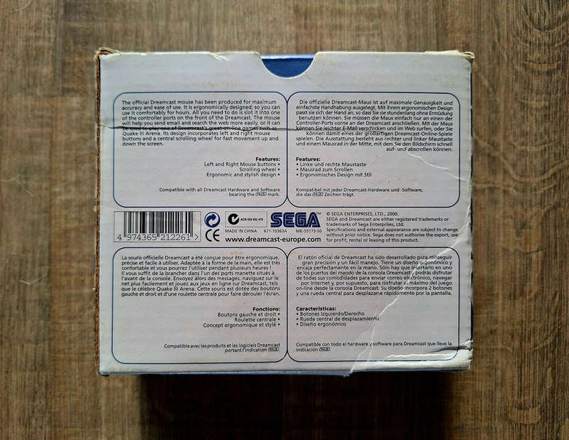 Boxed Sega Dreamcast Mouse