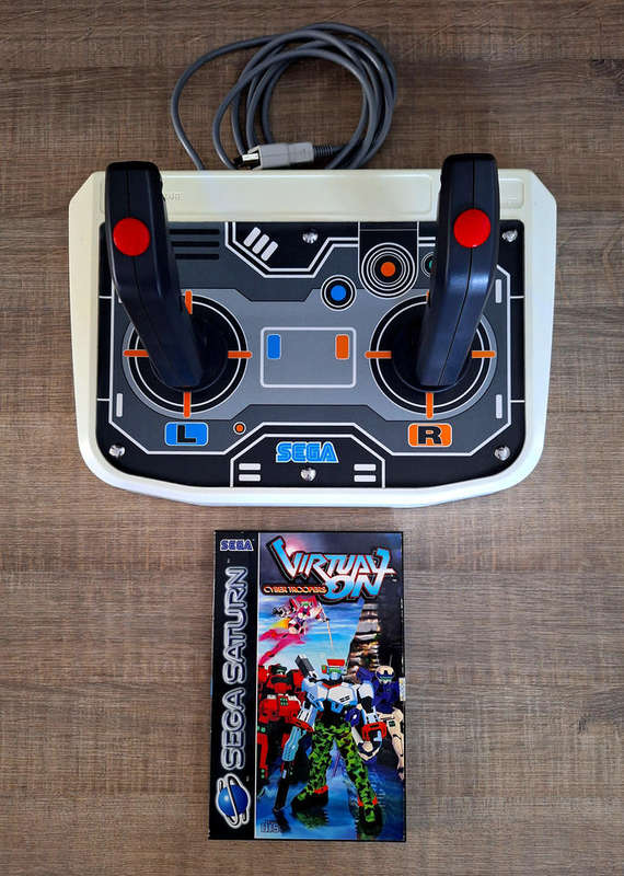 Virtual On + Twin Stick Arcade Controller Bundle - Sega Saturn