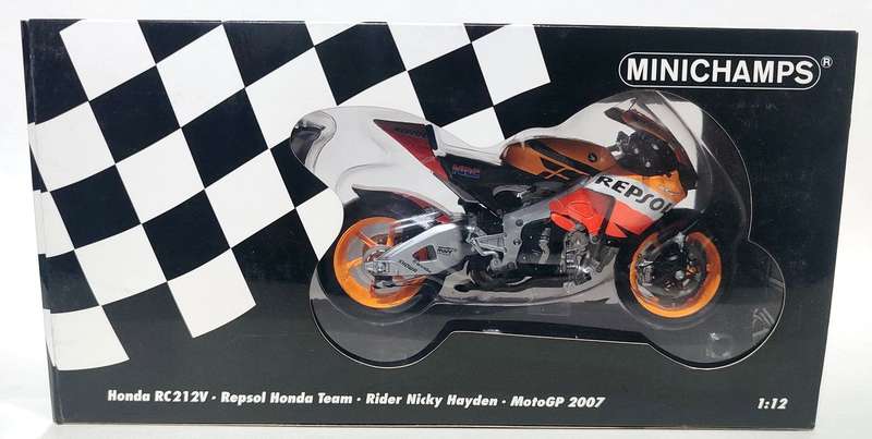*NEW/RARE/BOXED* 1/12 Minichamps - Honda RC212V Repsol Nicky Hayden MotoGP 2007