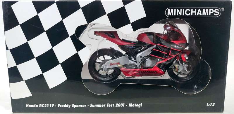 *NEW/RARE/BOXED* 1/12 Minichamps - Honda RC211V Freddy Spencer Summer Test 2001 Motegi