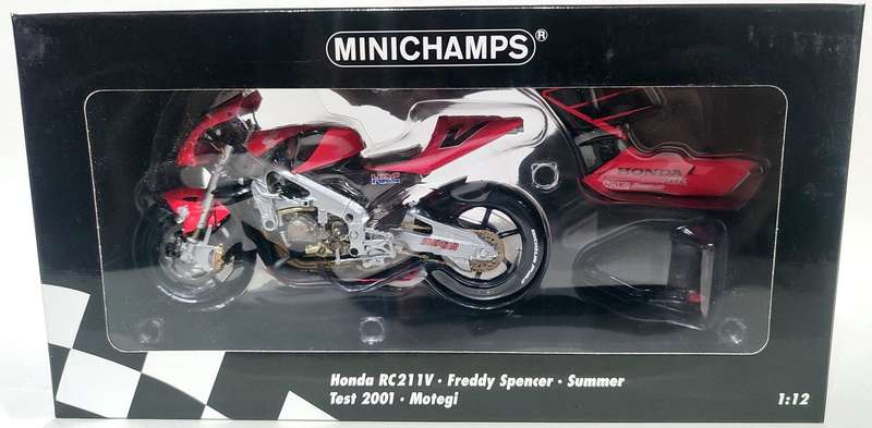 *NEW/RARE/BOXED* 1/12 Minichamps - Honda RC211V Freddy Spencer Summer Test 2001 Motegi