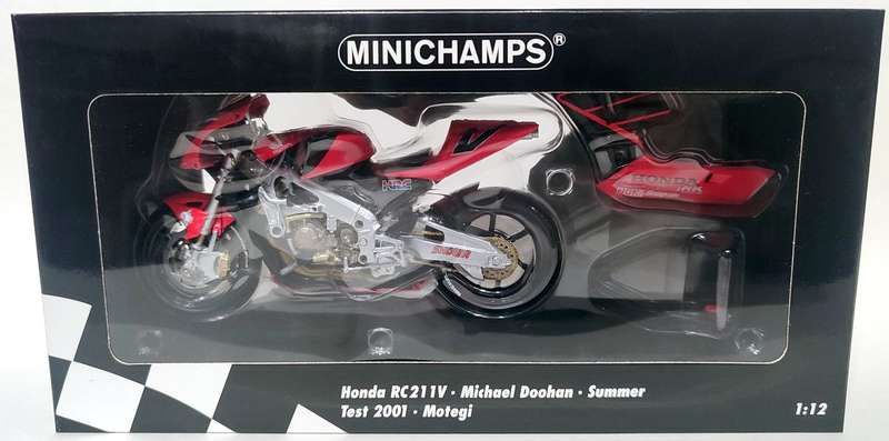 *NEW/RARE/BOXED* 1/12 Minichamps - Honda RC211V Michael Doohan Summer Test 2001 Motegi
