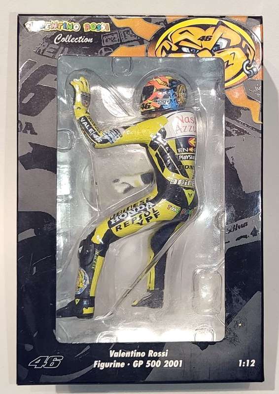 *NEW/RARE/BOXED* 1/12 Minichamps - Valentino Rossi GP 500 2001 (Sitting)