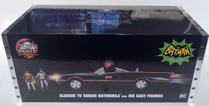 *NEW* 1/18  Jada Classic TV Series 1966 Batmobile with Diecast Figures and Lights