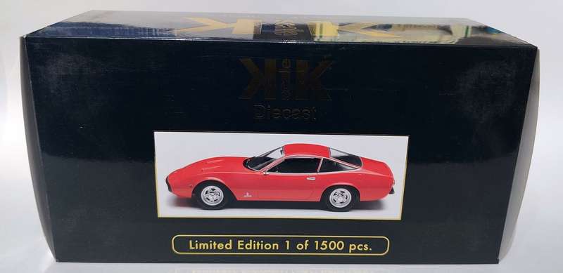 **NEW** 1/18 KK Scale LE Ferrari 365 GTC4 1971 Red (KKDC180281)