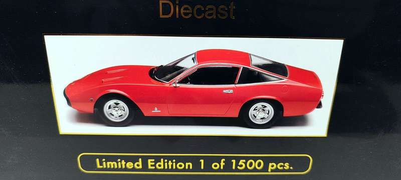 **NEW** 1/18 KK Scale LE Ferrari 365 GTC4 1971 Red (KKDC180281)