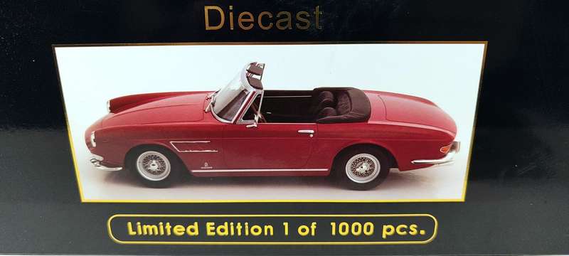 **NEW** 1/18 KK Scale LE Ferrari 275 GTS Pininfarina Spyder 1964 Red (KKDC180244)