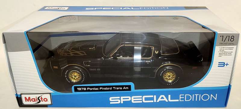 **NEW/BOXED** 1/18 Maisto Special Edition 1978 Pontiac Firebird Trans Am (31464)
