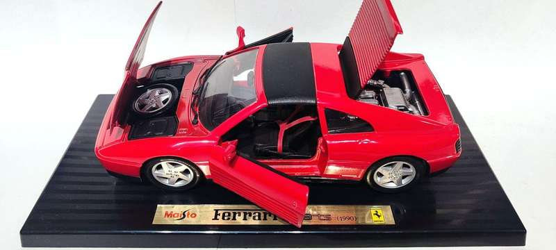 **Pre-Loved/Boxed** 1/18 Maisto Special Edition Ferrari 348 ts 1990 Red (31804)
