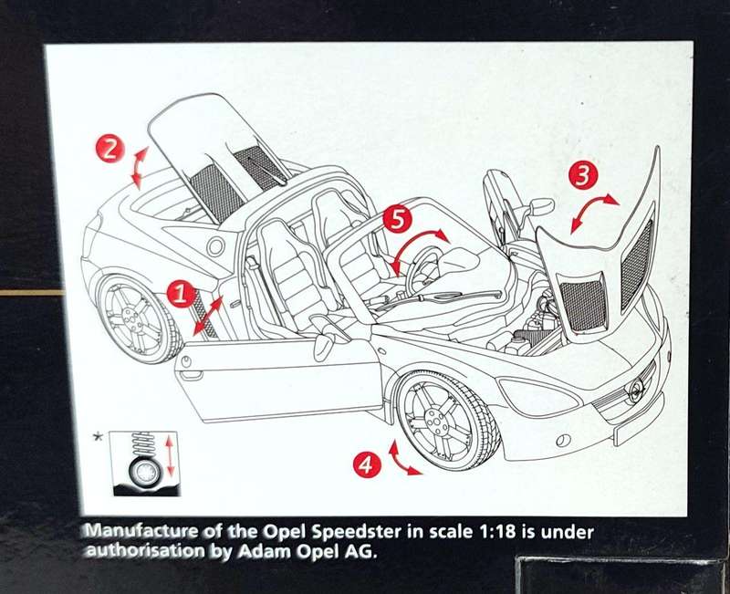 **BOXED/MINT MODEL** 1/18 Maisto SE Opel Speedster Metallic Orange (31615)