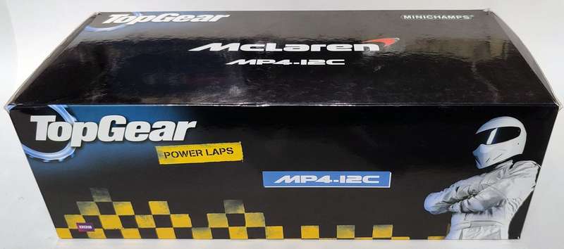 **VERY RARE / MINT** 1/18 Pauls Model Art McLaren MP4-12C 2009 Top Gear 519101330 with Stig