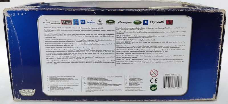 **MINT/BOXED** 1/18 MotorMax 1960 Chevrolet Impala Black (73110)