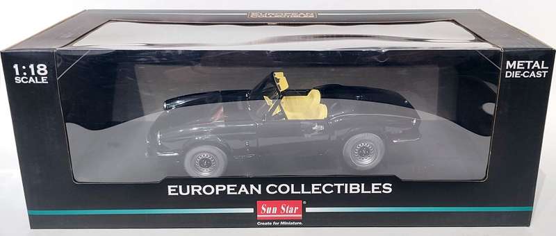 **NEW/RARE** 1/18 Sunstar Triumph Spitfire MK IV Black (1046)
