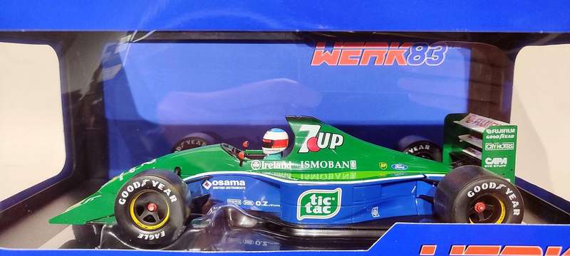 **NEW/BOXED** 1/18 WERK83 Jordan J191 #32 Michael Schumacher Belgium GP 1991 (W1802501)