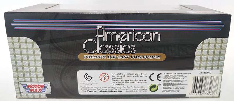 **BOXED/MINT** 1/24 Motor Max American Classics 1940 Ford Pickup Red (73200AC)
