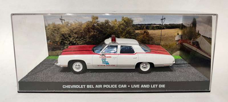 **PRE-LOVED**007 James Bond Collection** 1/43 (UH) Chevrolet Bel Air Police Car Live and Let Die