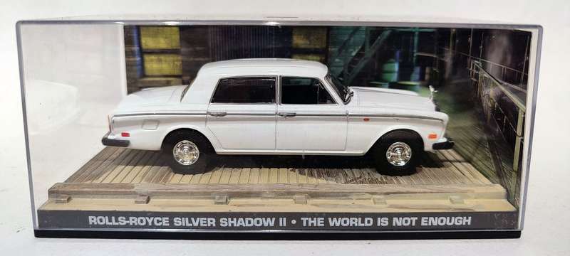 **PRE-LOVED**007 James Bond Collection** 1/43 Rolls Royce Silver Shadow II The World is Not Enough