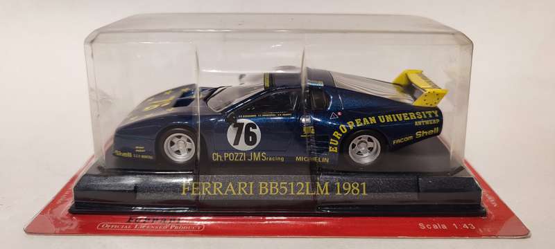 **NEW/Sealed** 1/43 Altaya/Hachette Ferrari BB512LM 1981 Blue