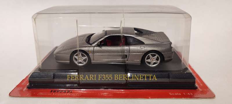 **NEW/Sealed** 1/43 Altaya/Hachette Ferrari F355 Berlinetta Silver