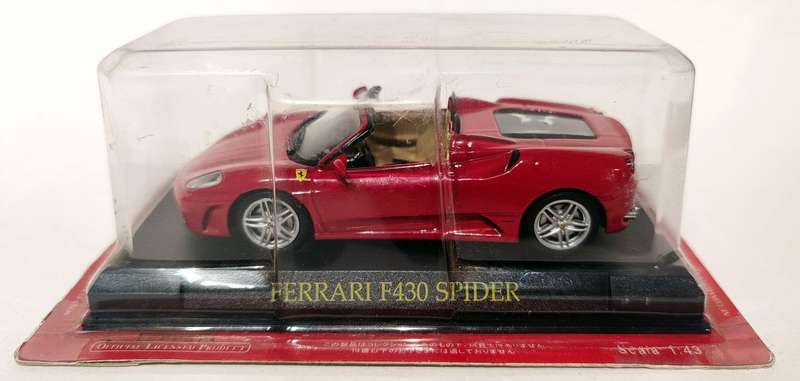 **NEW/Sealed** 1/43 Altaya/Hachette Ferrari Collection Ferrari F430 Spider