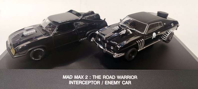 **RARE/MINT/BOXED** 1/43 AutoArt Mad Max 2 The Road Warrior Set Interceptor/Enemy Car 674110527452